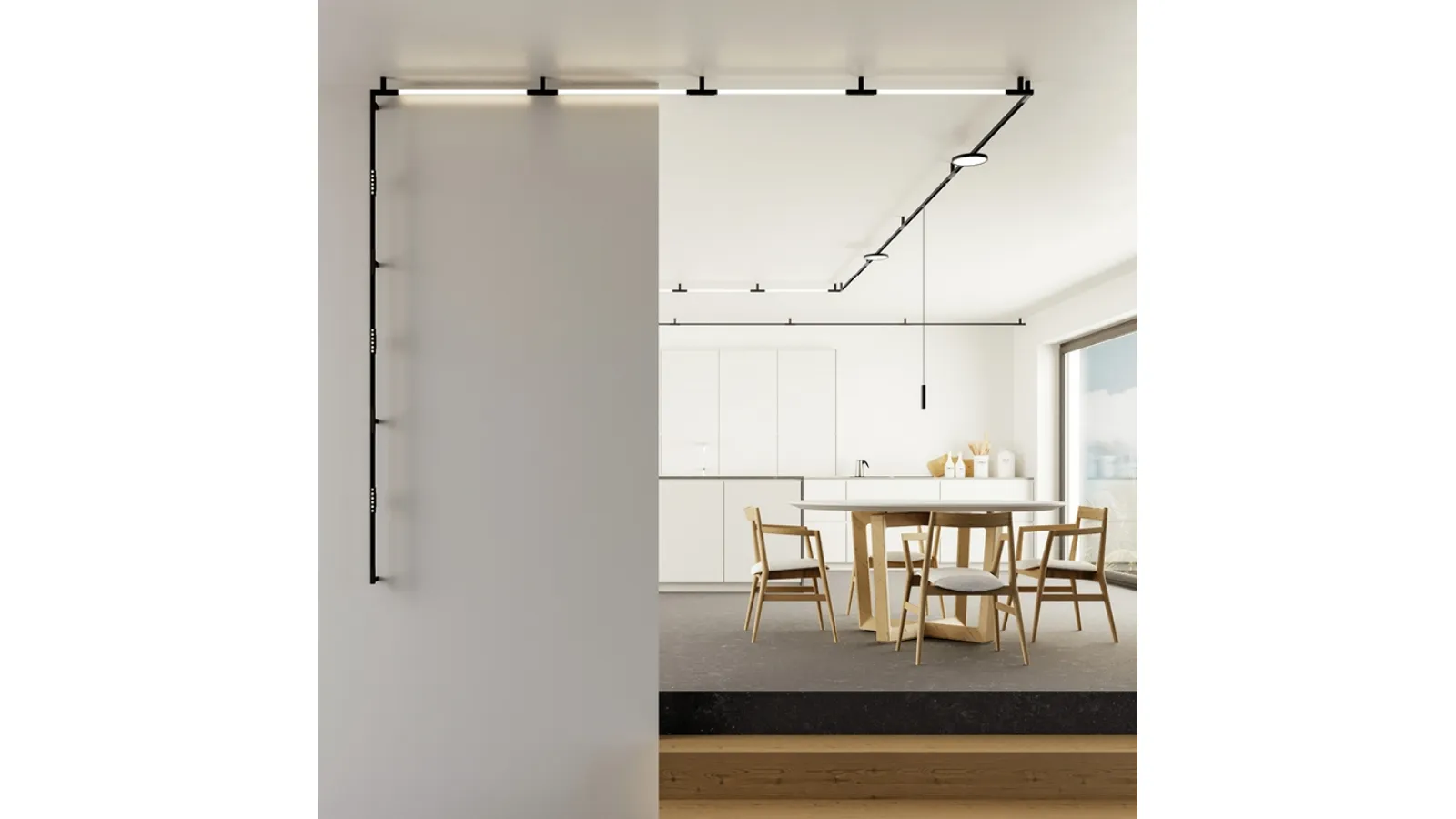 Lampada a soffitto Eraclito di Vivida International