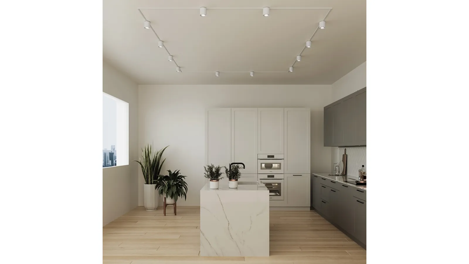 Lampada a soffitto Zenone di Vivida International