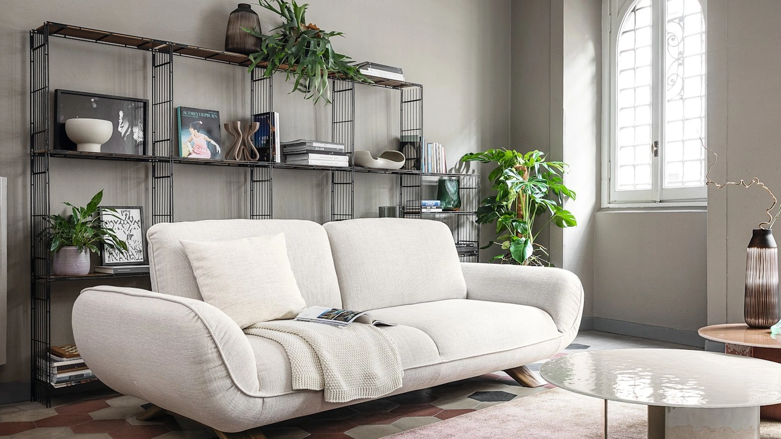 Divano lineare Favola di Calligaris