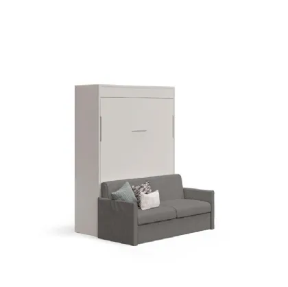 Letto a scomparsa chiuso Alì Verticale con divano GL34 di Marka Total Living