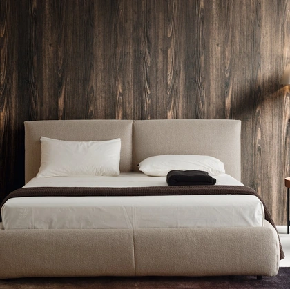Letto con contenitore Magenta di Calligaris