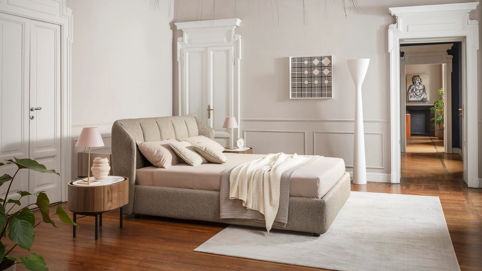 Letto con box contenitore Jill di Calligaris