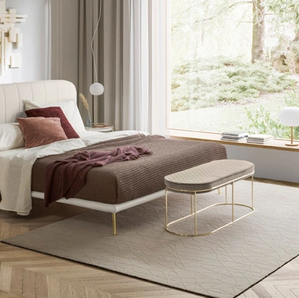 Letto imbottito Le Marais di Calligaris