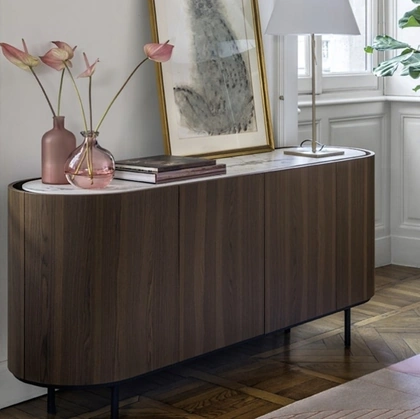 Madia ovale in legno Lake di Calligaris
