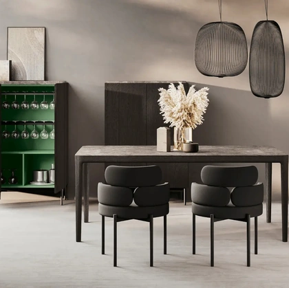 Madia alta Mantis in rovere carbone di Binova