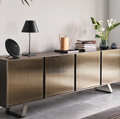 Madia in vetro specchiato Secret di Calligaris