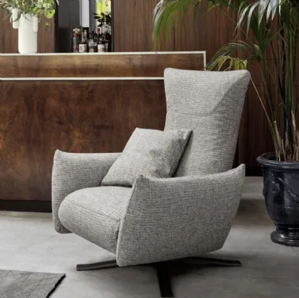 Poltrona Relax in tessuto Polse di Calligaris