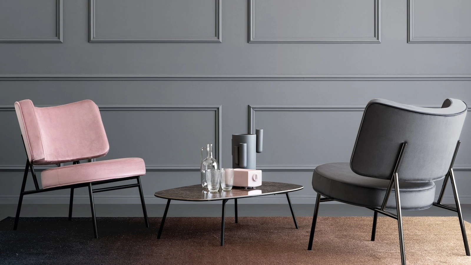 Poltroncina in tessuto Coco di Calligaris