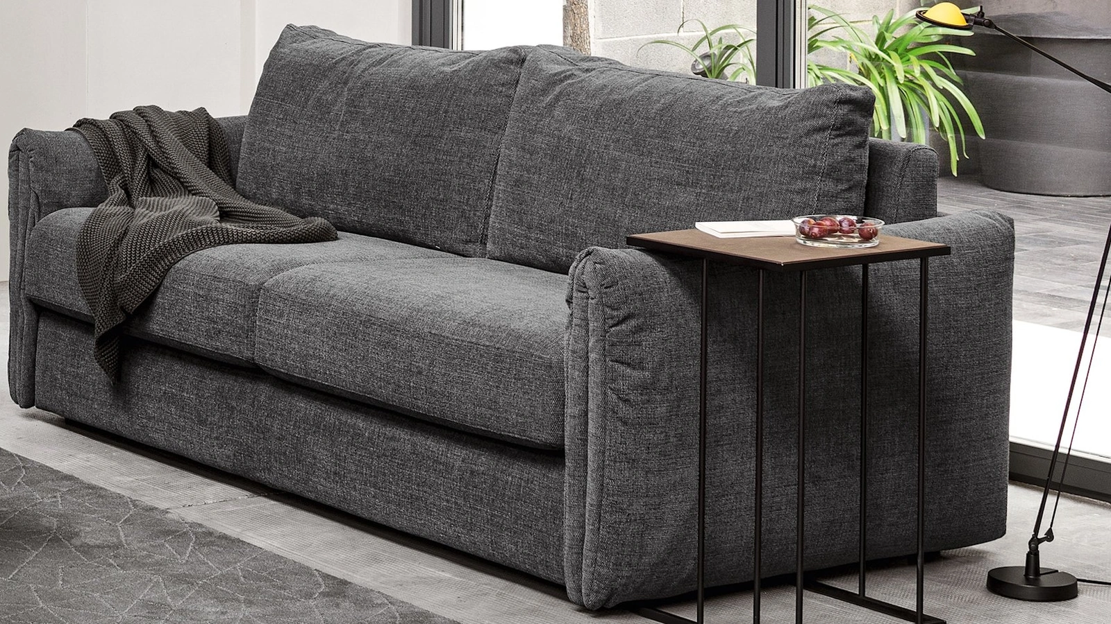 Divano Letto in tessuto Darwin di Calligaris