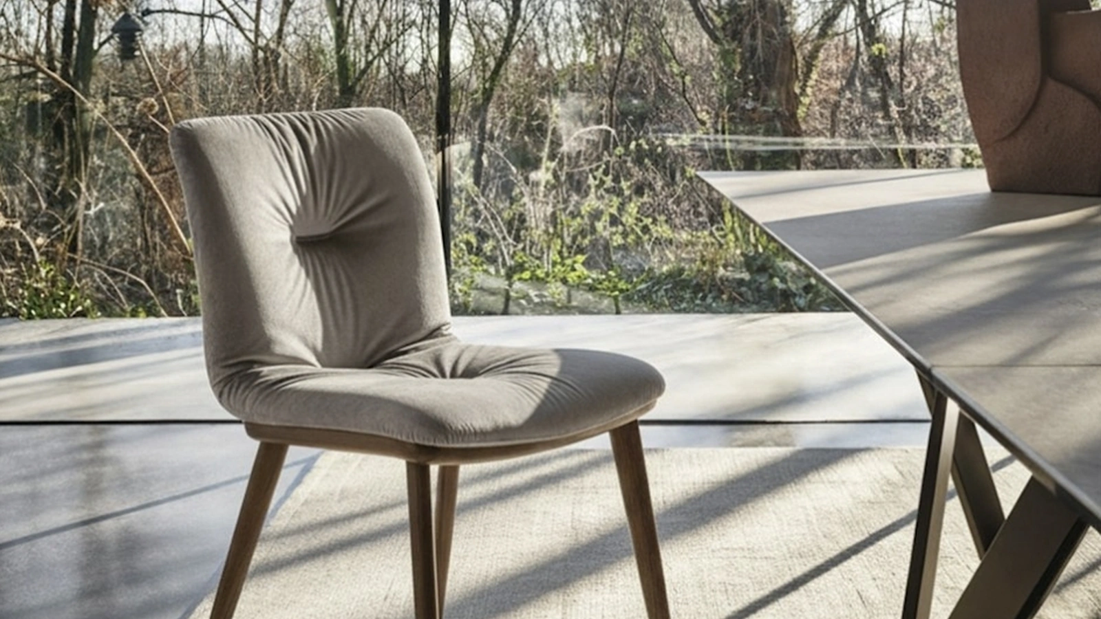 Sedia con imbottitura comfort Annie di Calligaris
