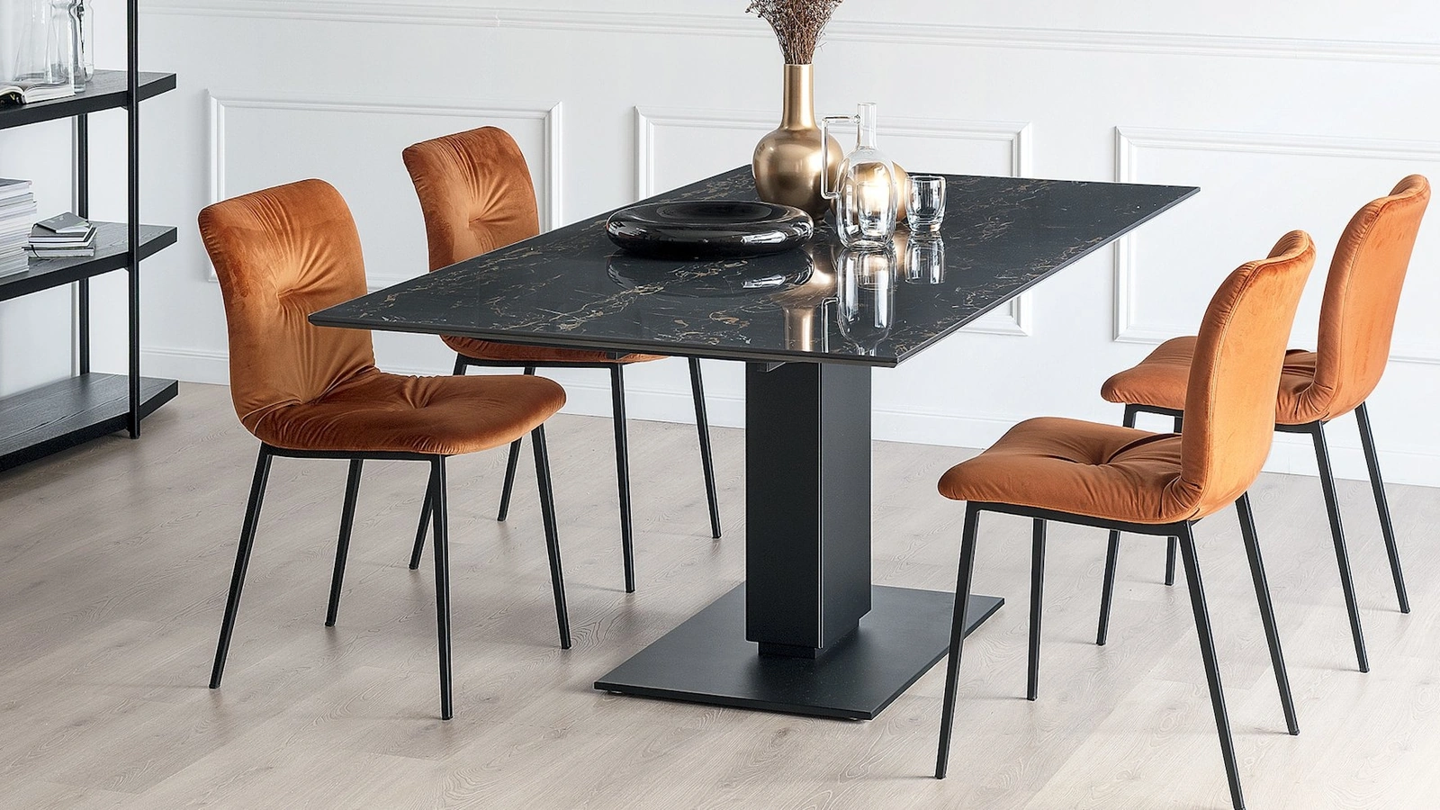 Sedia con imbottitura comfort Annie di Calligaris