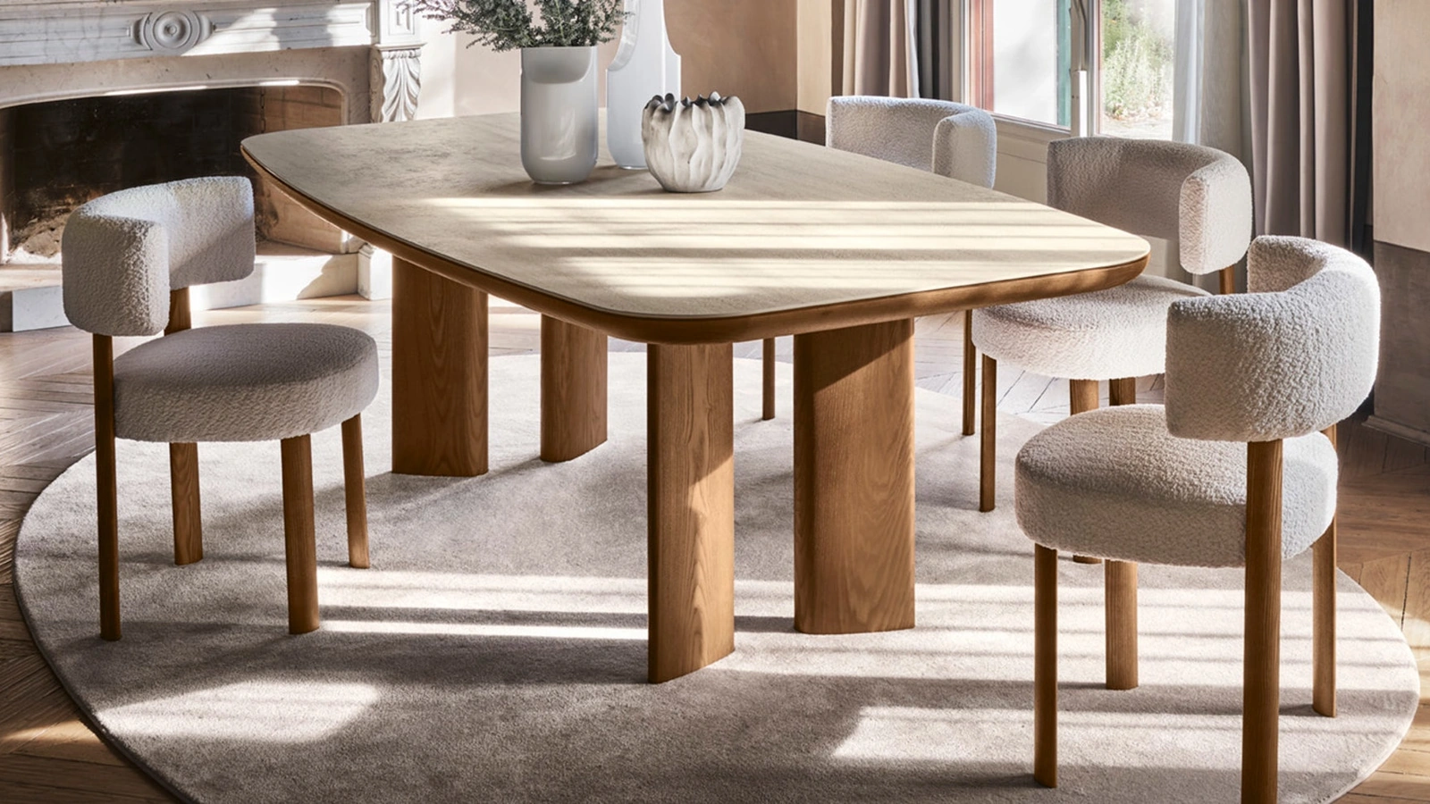 Sedia in tessuto Glen di Calligaris