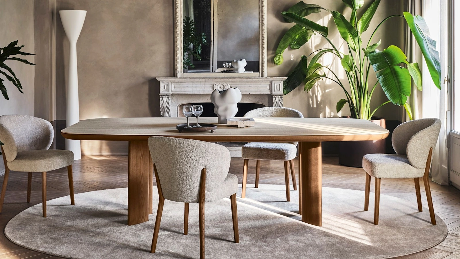 Sedia imbottita Mara di Calligaris