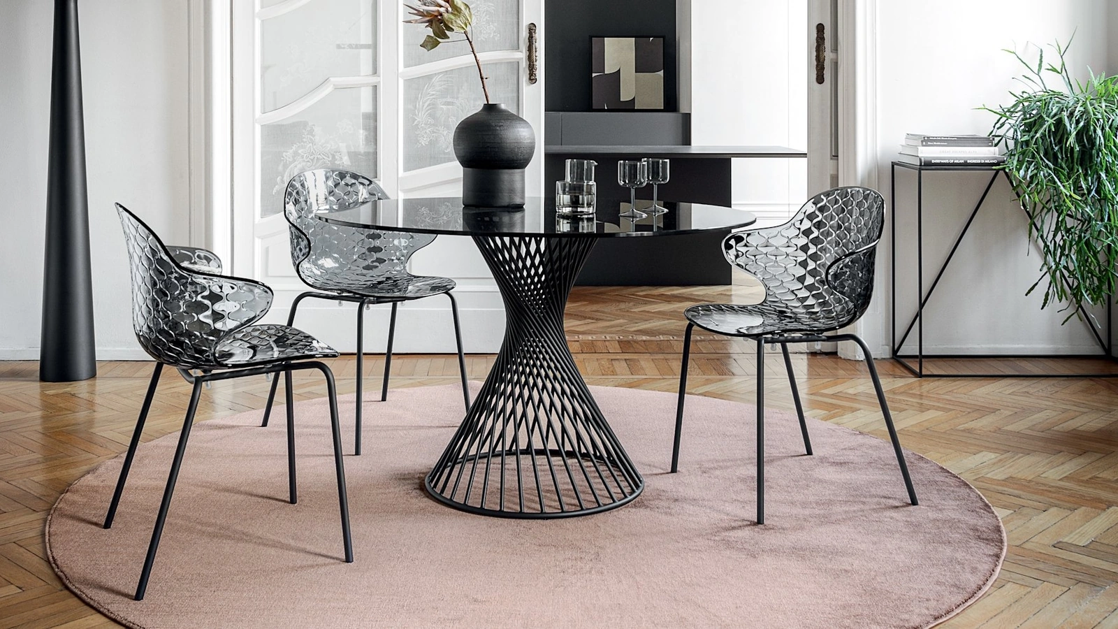 Sedia in policarbonato Saint Tropez di Calligaris