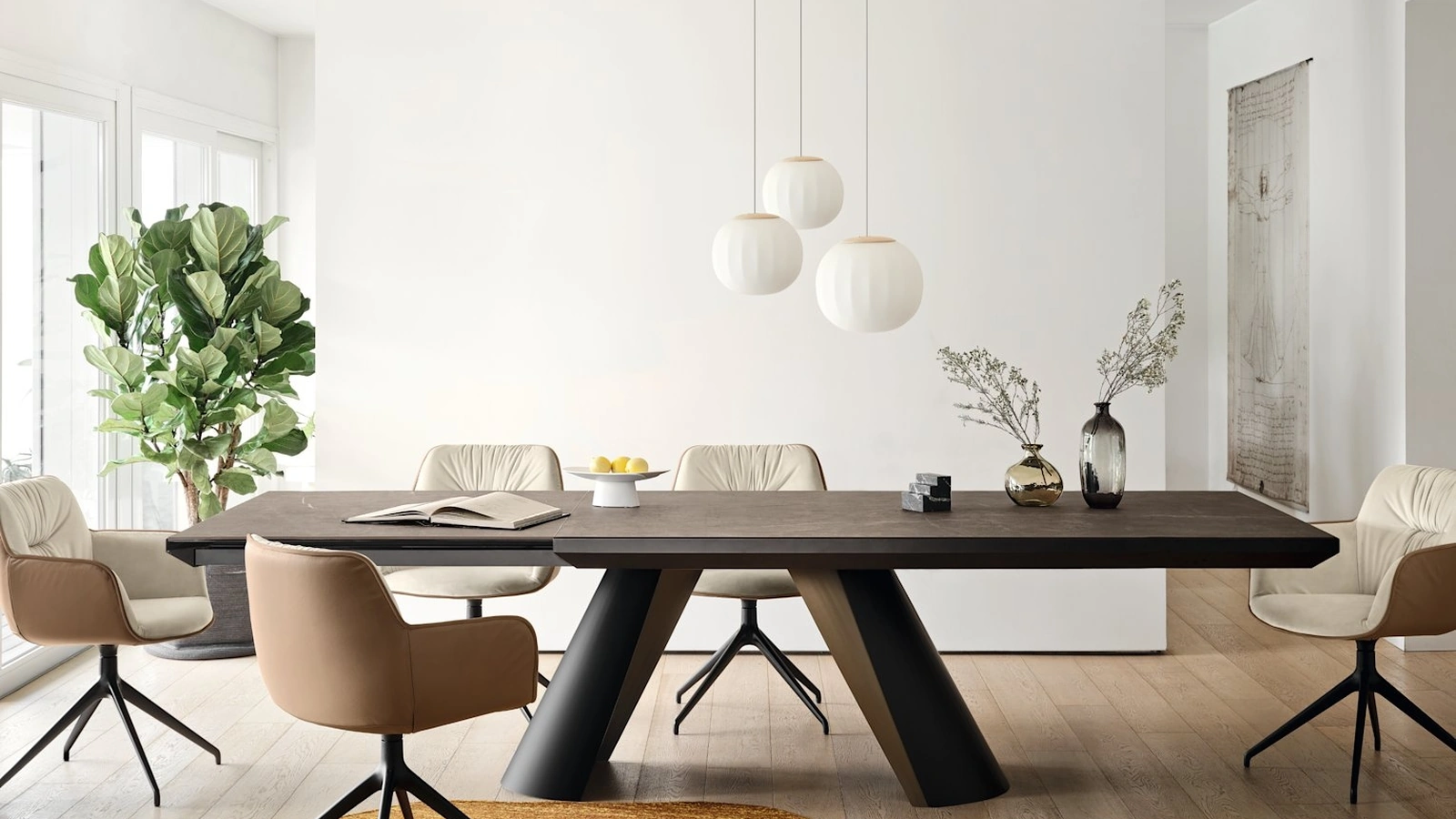 Tavolo allungabile Apian Plus di Calligaris