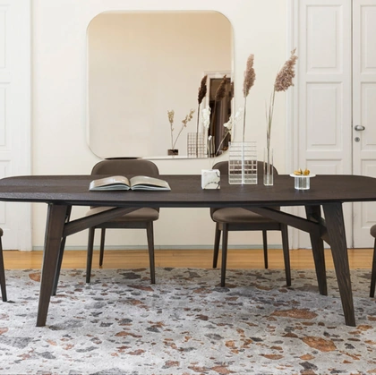 Tavolo ellittico Abrey di Calligaris