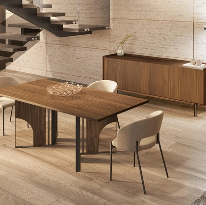 Tavolo Nexus Noce Canaletto di Pizzolato