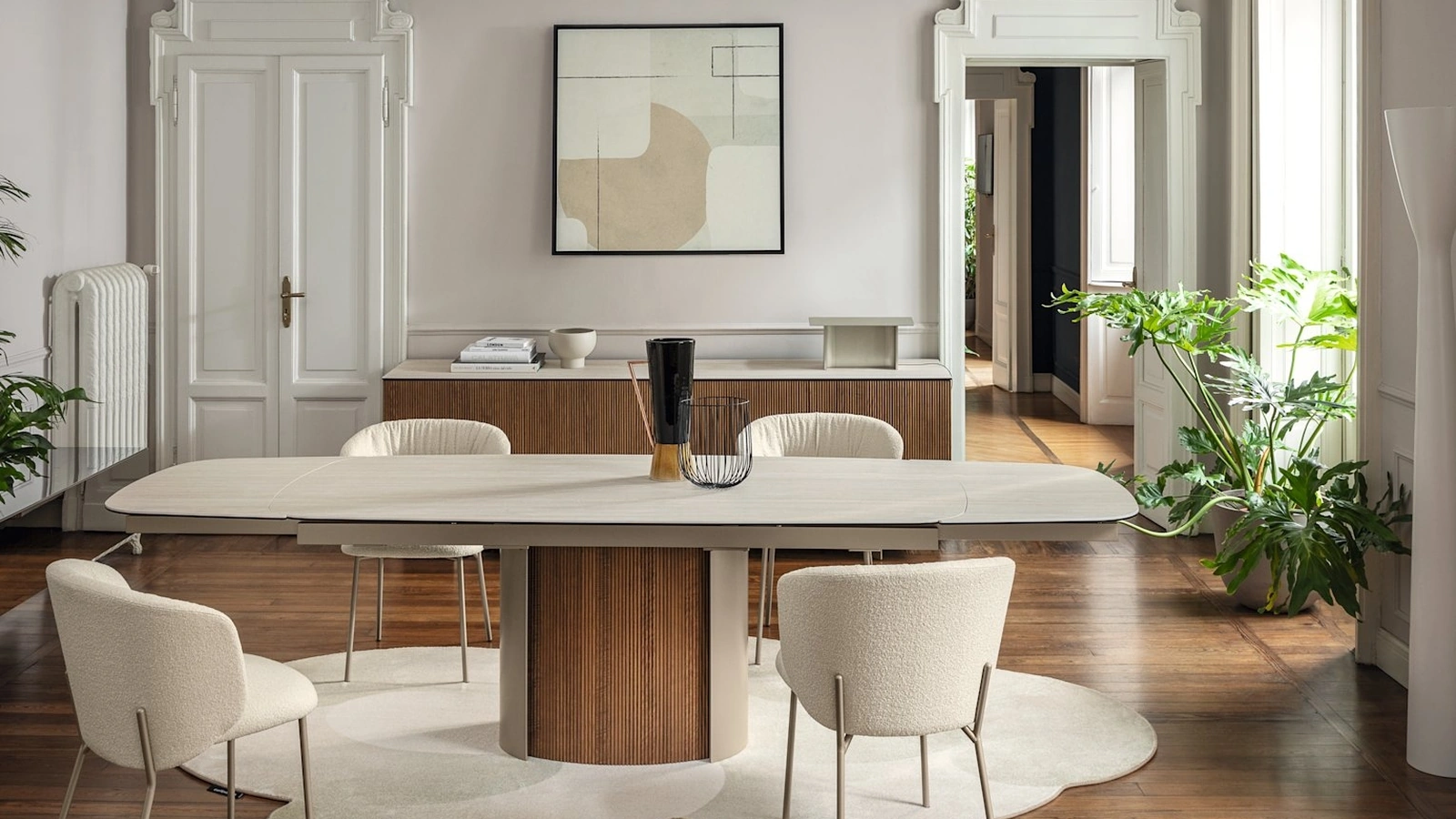 Tavolo allungabile Yoroi di Calligaris