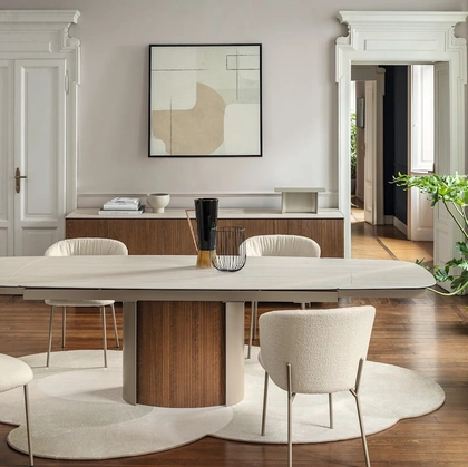 Tavolo allungabile Yoroi di Calligaris