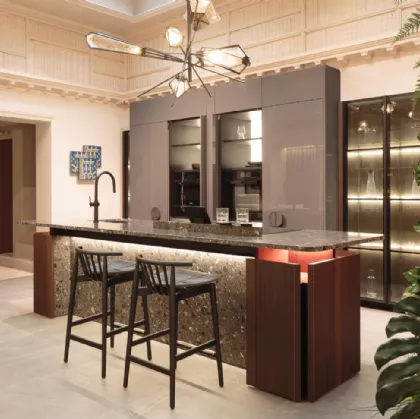 Cucina Moderna con isola 1935 di Scic
